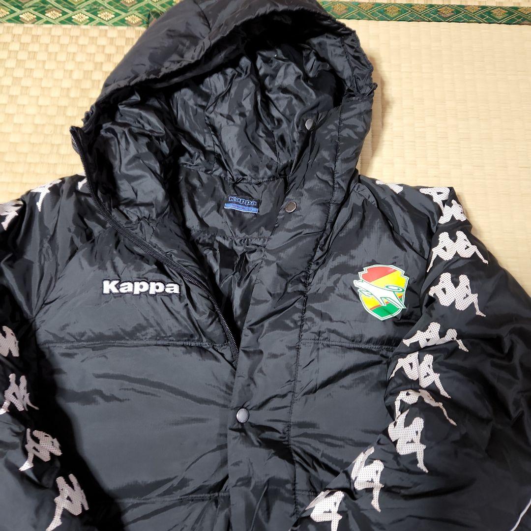 ジェフ千葉　Kappa フード付きベンチコート 黒 サイズ0