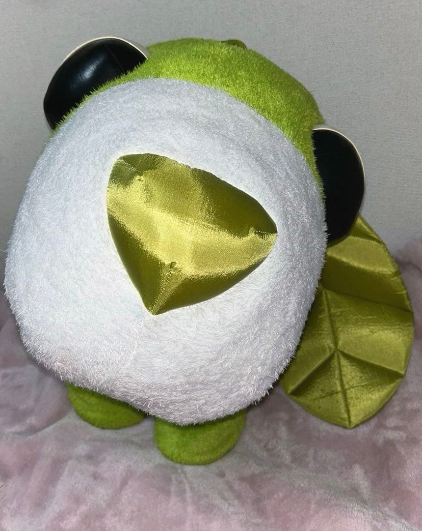 お茶犬 超 特大 BIG ぬいぐるみ 緑茶犬 リョク レトロ 当時