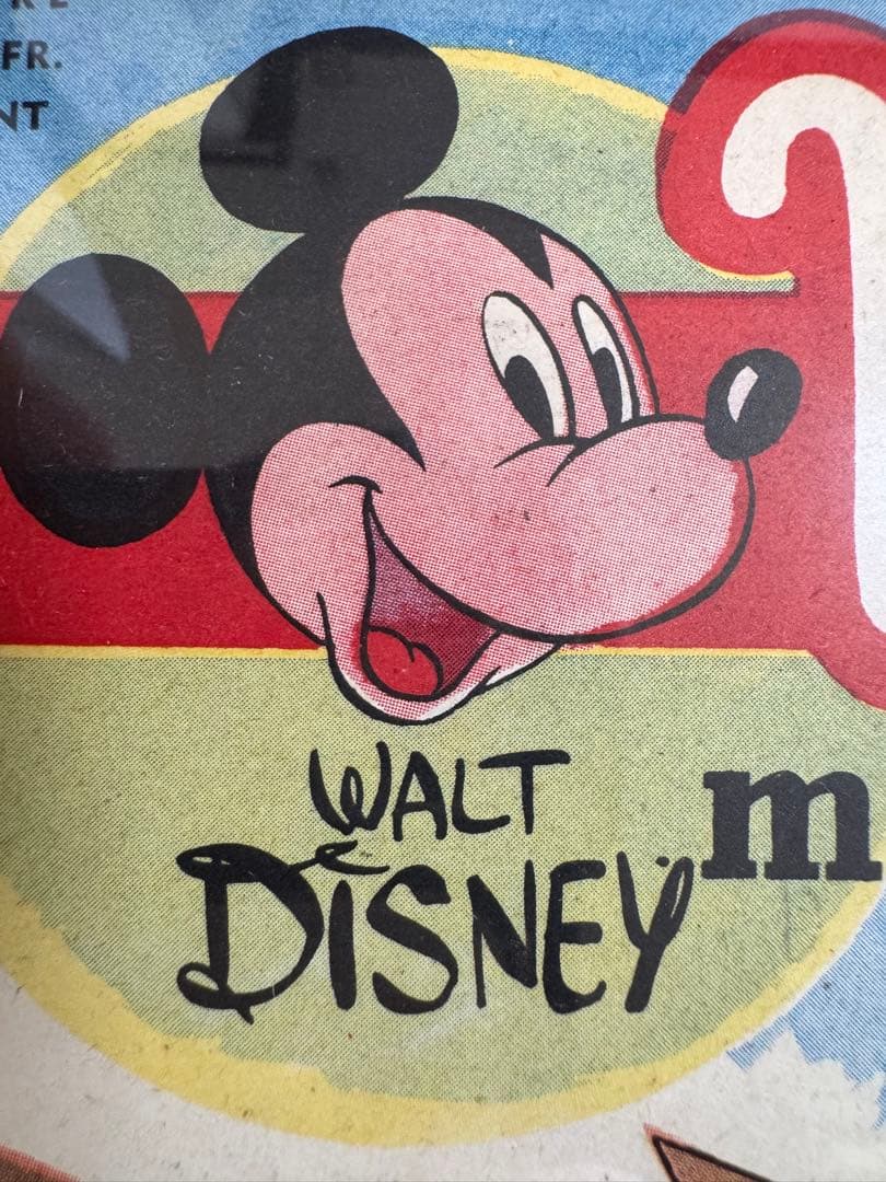 絵画 1951 Walt Disney Mickey magazine French