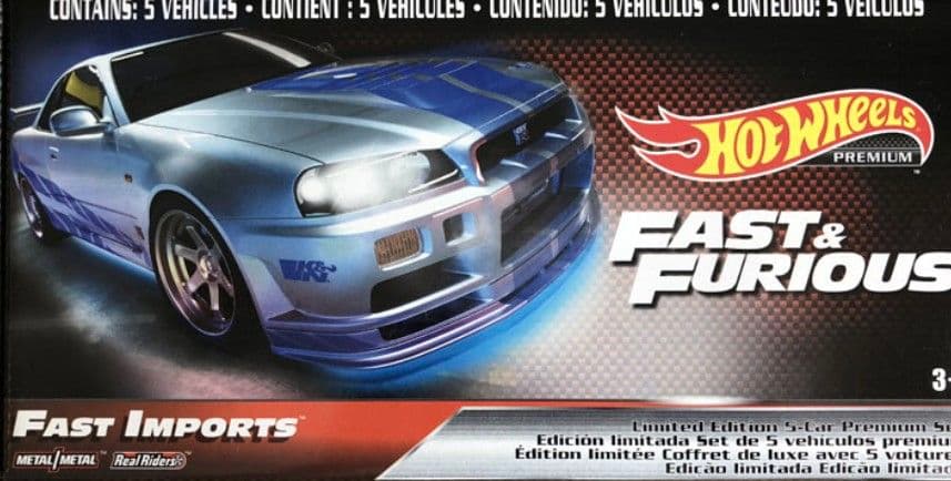 ホットウィール　プレミアム　ワイルドスピード　ファスト・インポーツ　ボックス