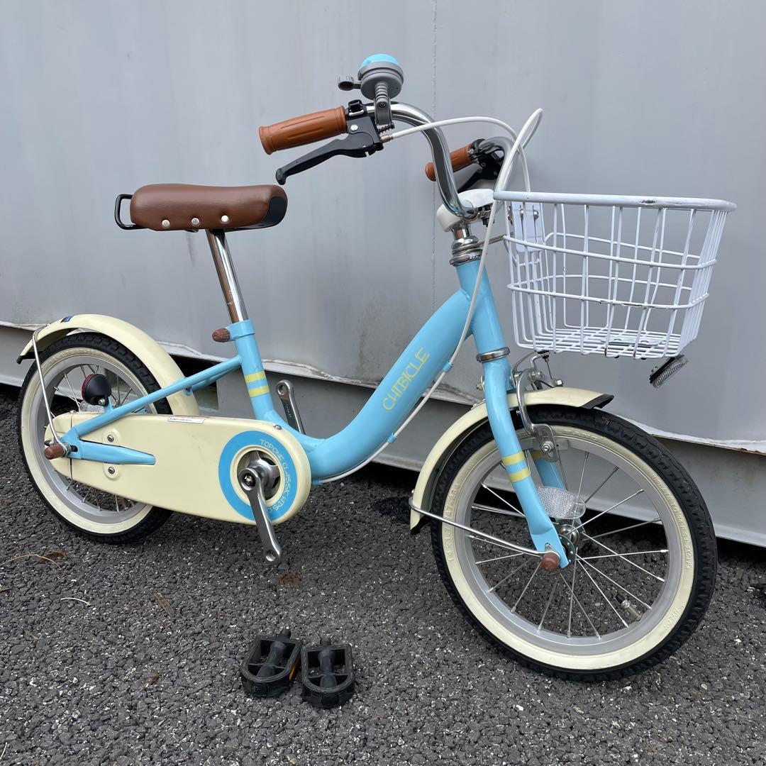 美品 子供用自転車 14インチ 身長95-114cm カゴ付 定価2万円