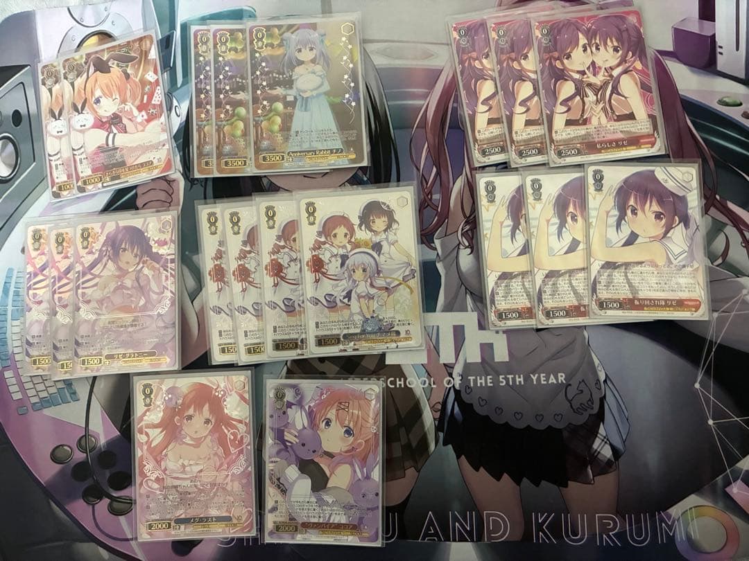 ヴァイスシュバルツ　ご注文はうさぎですか？　ほぼフルホイル扉門　デッキ