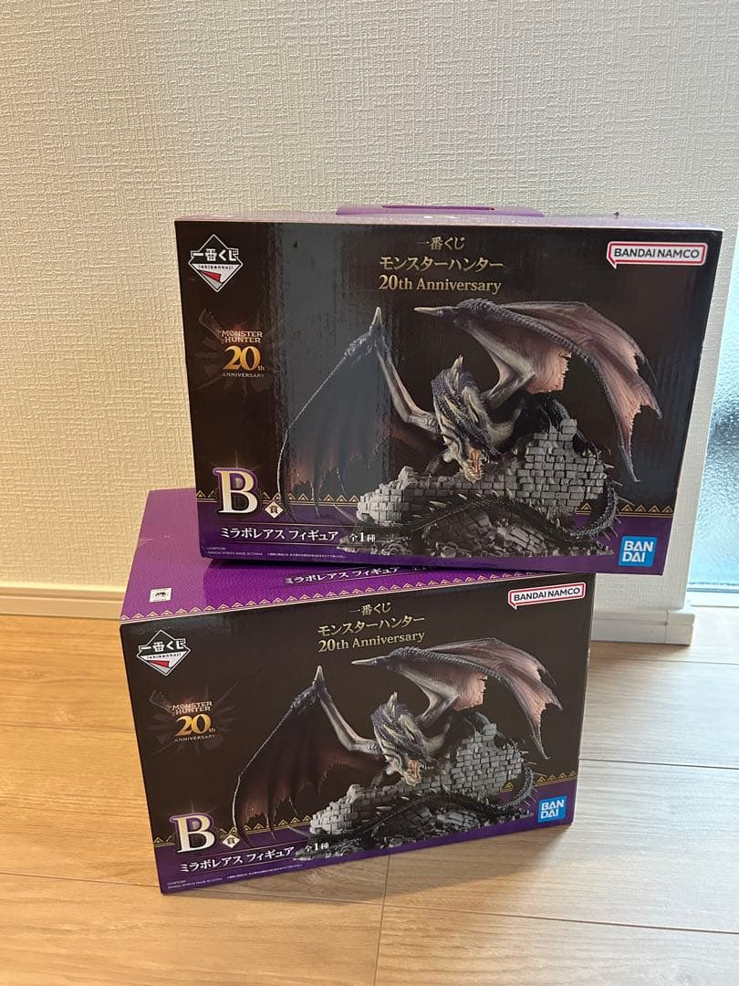 モンスターハンター 2個セット 一番くじ　ミラボレアス　フィギュア
