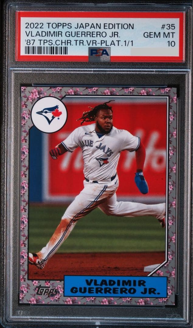 世界で1枚【送料込】PSA10 鑑定済 Topps MLB ゲレーロjr カード