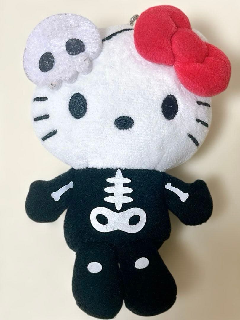 USJ ハロウィン 2017 骸骨キティちゃん キーチェーン レア