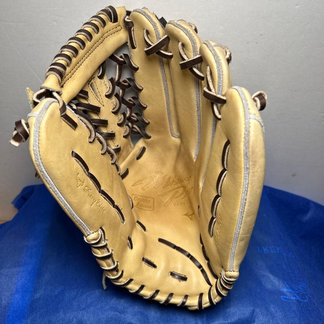 Mizuno Pro 硬式グローブ ベージュ HAGA JAPAN ★高品質