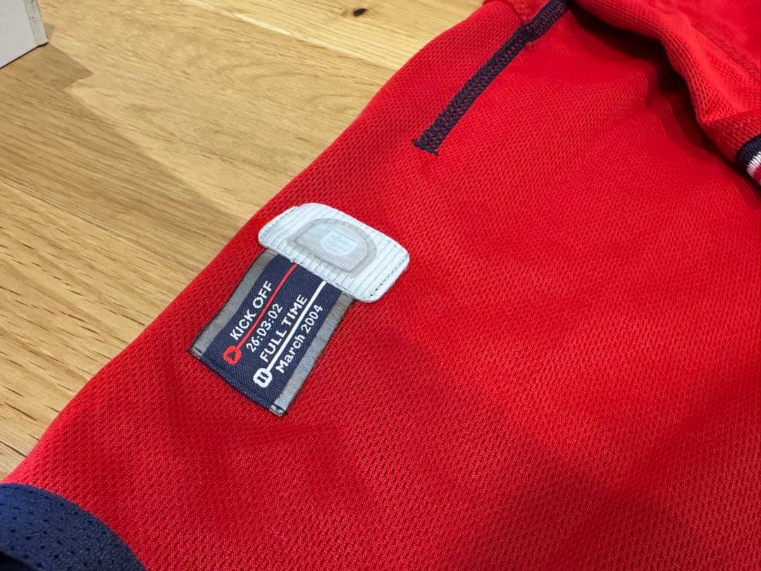 02ワールドカップモデル イングランド代表 長袖 ユニフォーム リバーシブル