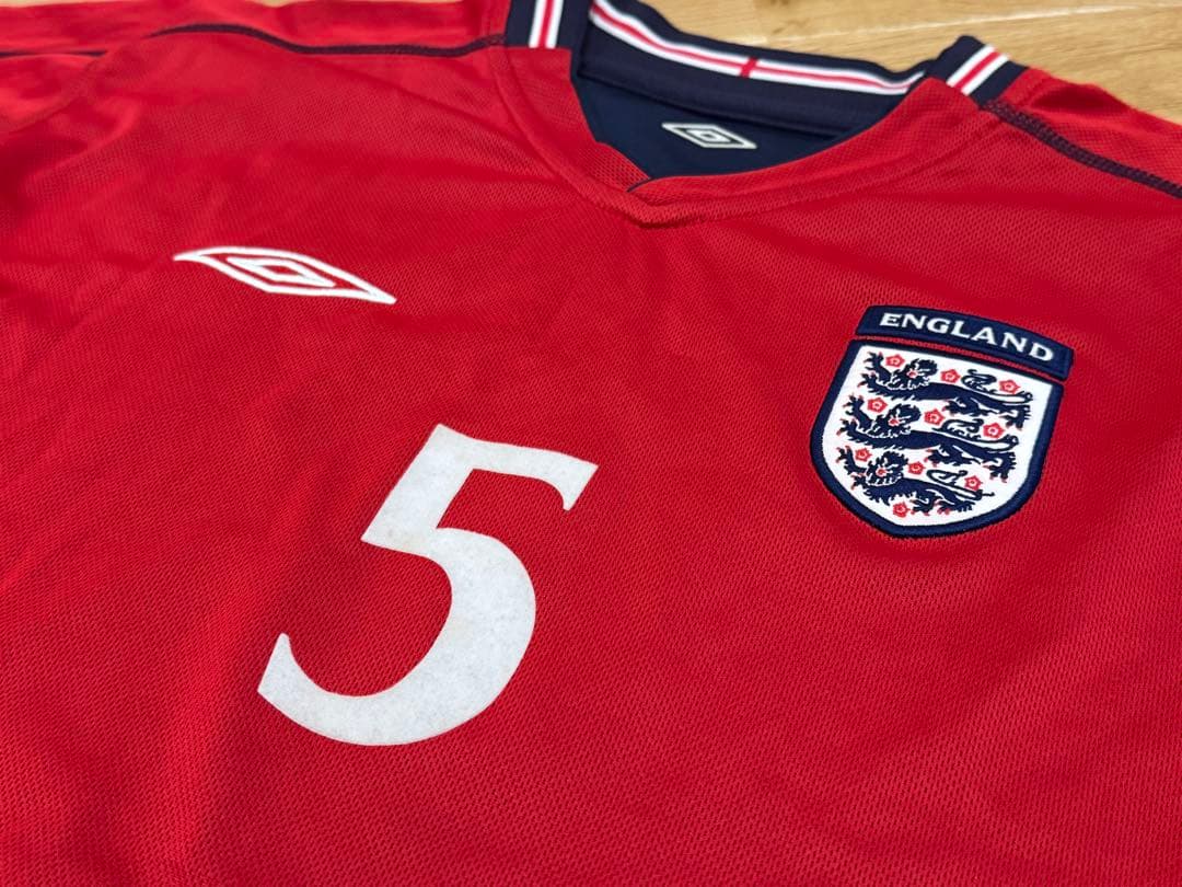 02ワールドカップモデル イングランド代表 長袖 ユニフォーム リバーシブル