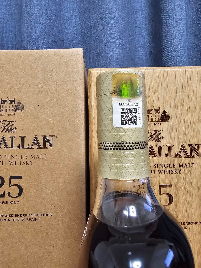 The Macallan 25年 シングルモルトウイスキー 2022年リリース