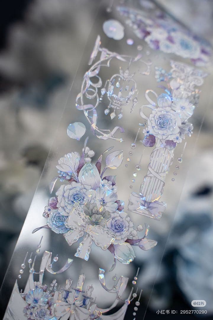 Hoshi奶芙《梦淡花园》海外マスキングテープ　マステ 【2093】