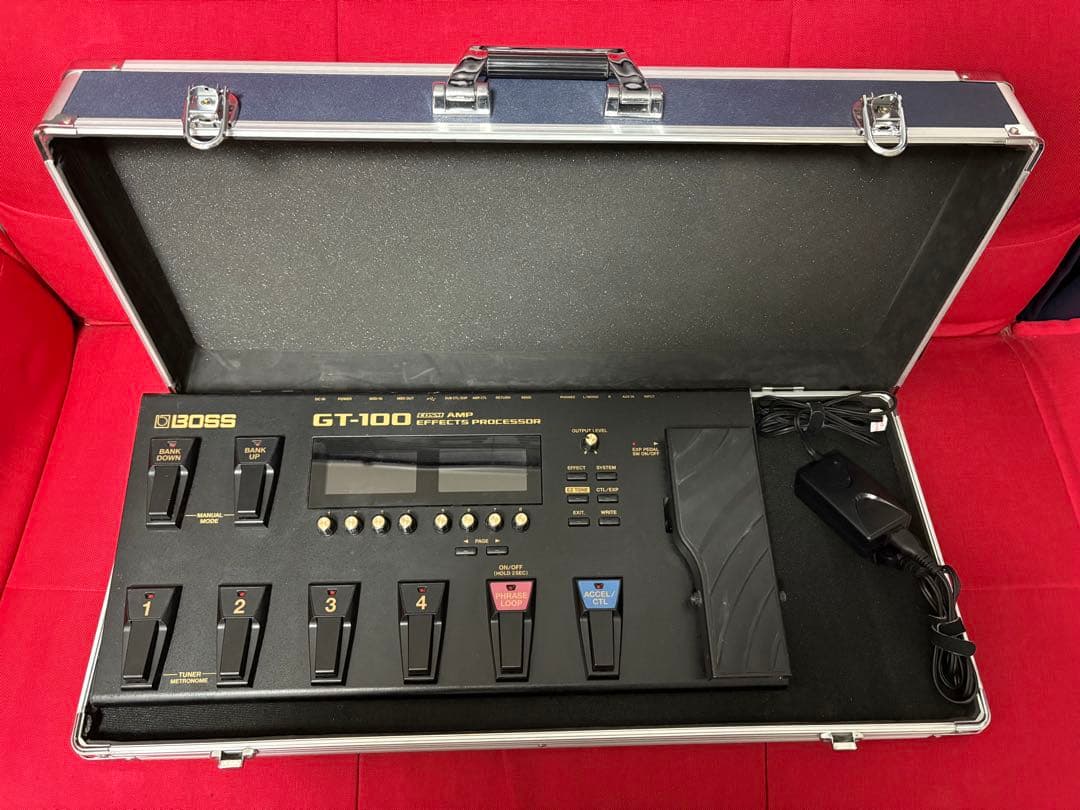 BOSS GT-100 純正ACアダプタ　エフェクターケース