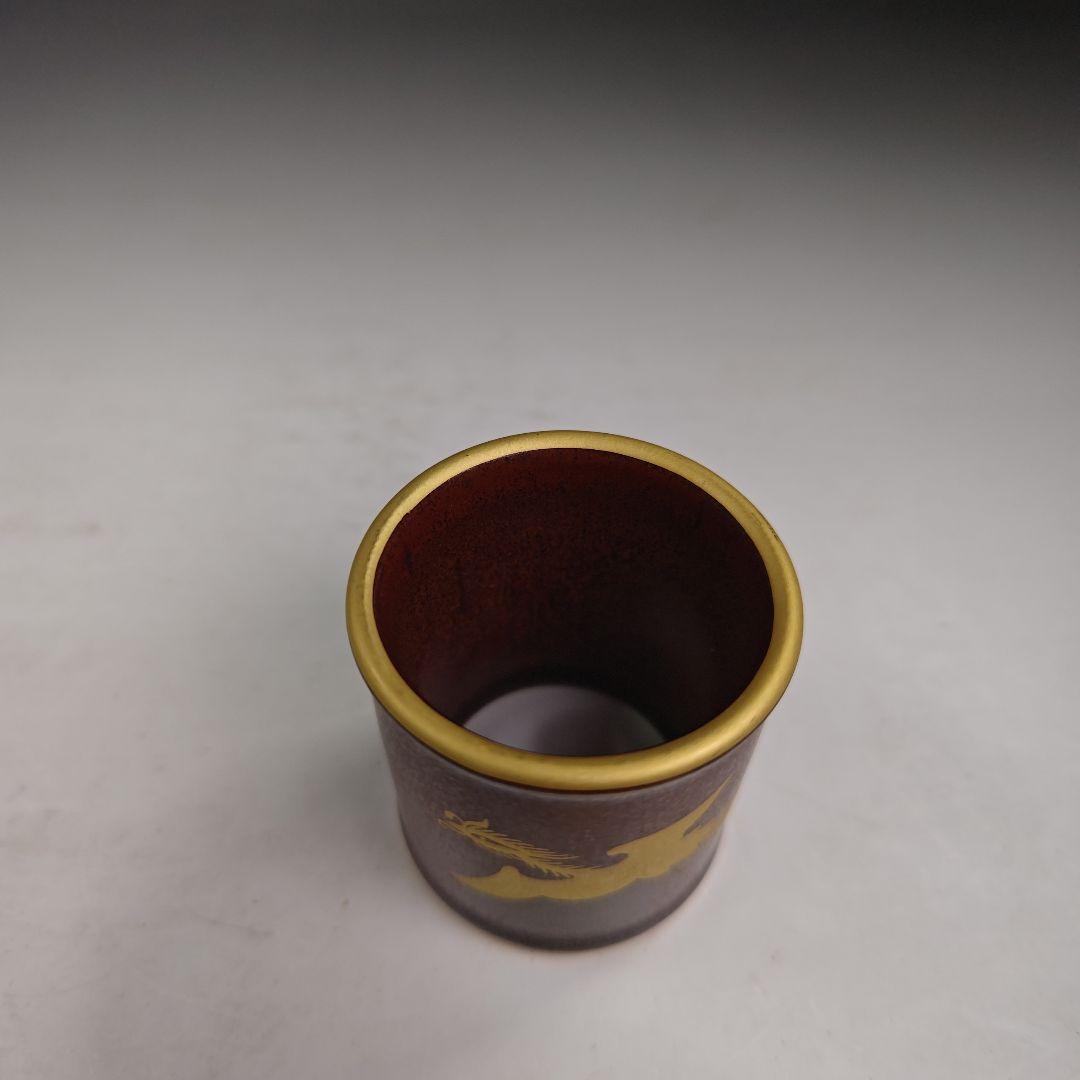 イ365 皆具『通次阿山造』『天目釉鳳文　台子皆具　共箱』茶道具