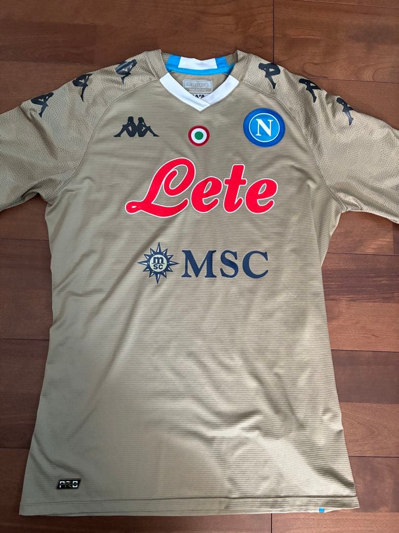 ナポリFC Kappa ホームユニフォーム Mサイズ
