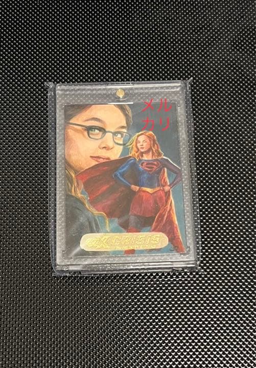 スケッチカード CZX sketchcard スーパーガール　油絵　アクリル