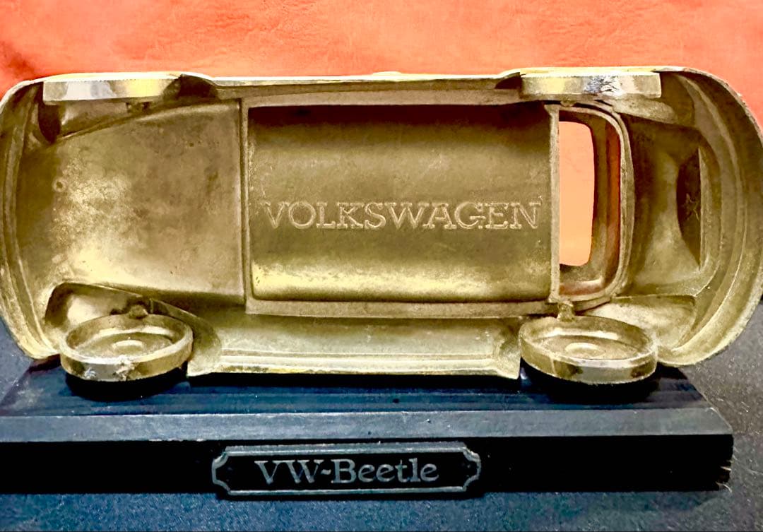 希少VW-Beetle ゴールド スチールシガレットケース