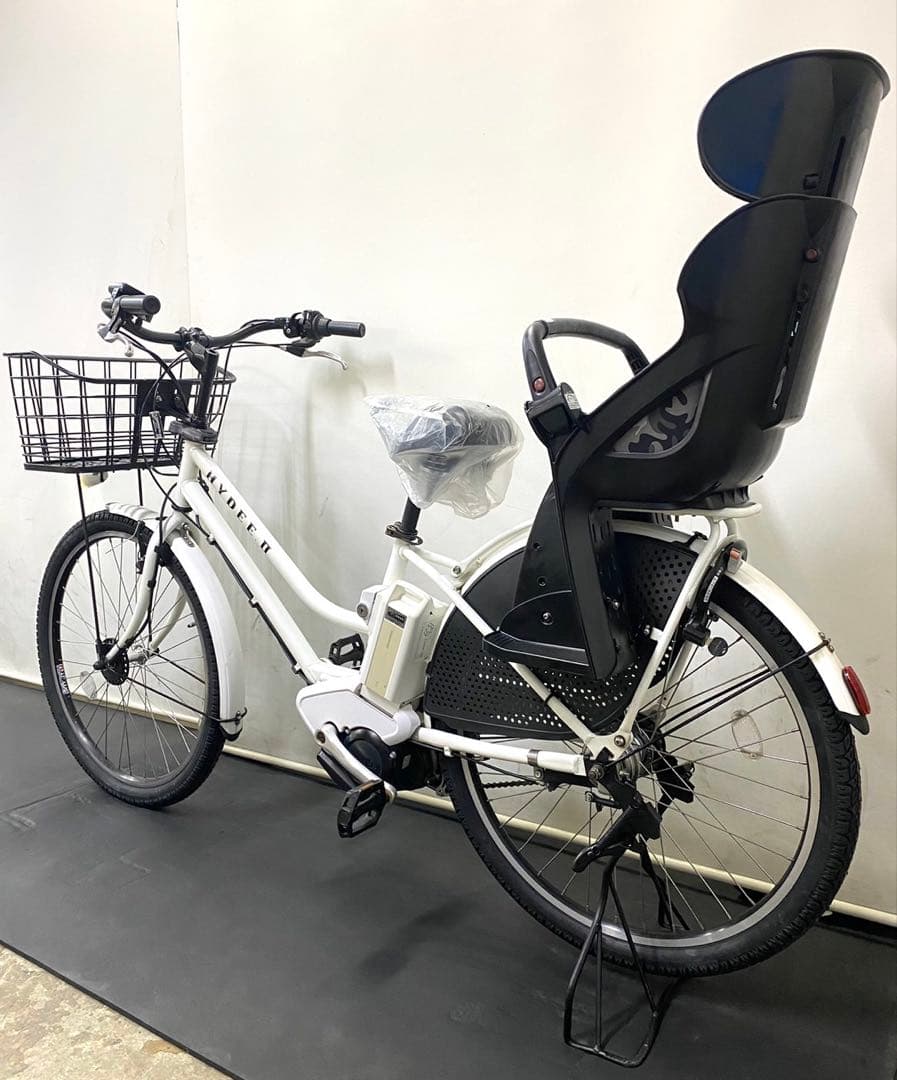 1年保証 ブリヂストン　ハイディ2 26インチ　子供乗せ　白　電動アシスト自転車
