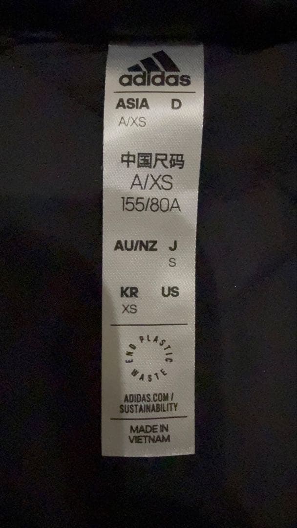 adidas 中綿ベスト×スカート セットアップ XS 黒 ゴルフ 防寒