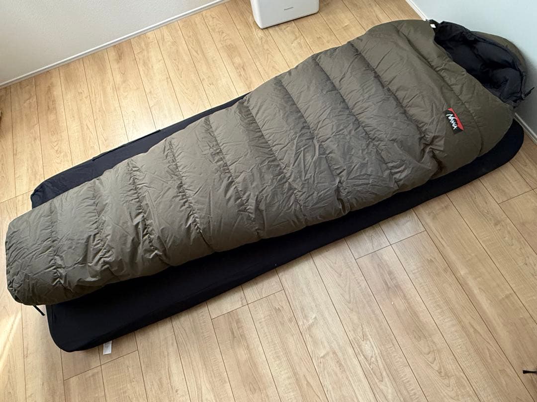 美品 オーロラ1000DX カーキ ロング NANGA ナンガ