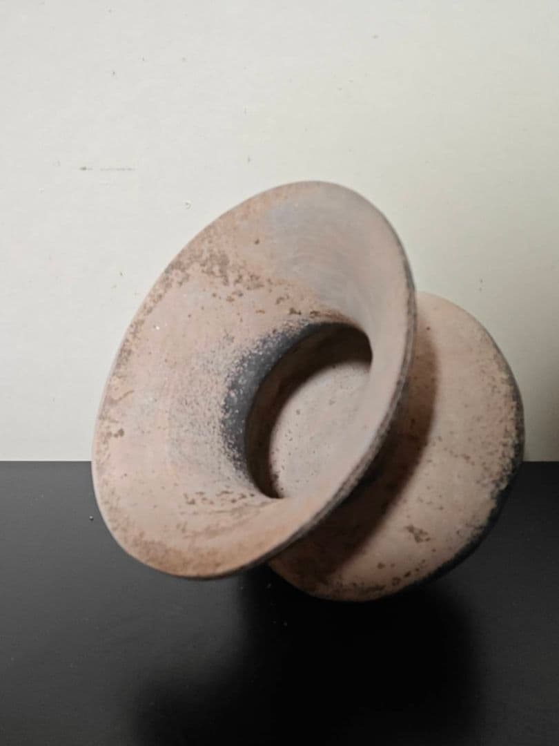 須恵器広口壺　古墳時代　土器　考古発掘品　古美術　花呼ぶ器