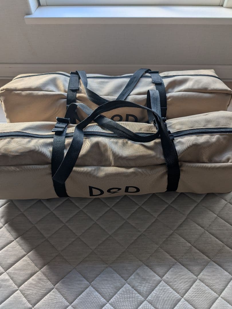 DOD ソトネノサソイS（タン）+キャプテンスタッグ ピロー　各２セット