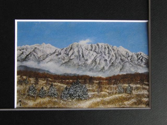 向井　潤吉、山野新雪（長野県上水内郡戸隠村越水）、希少な画集より