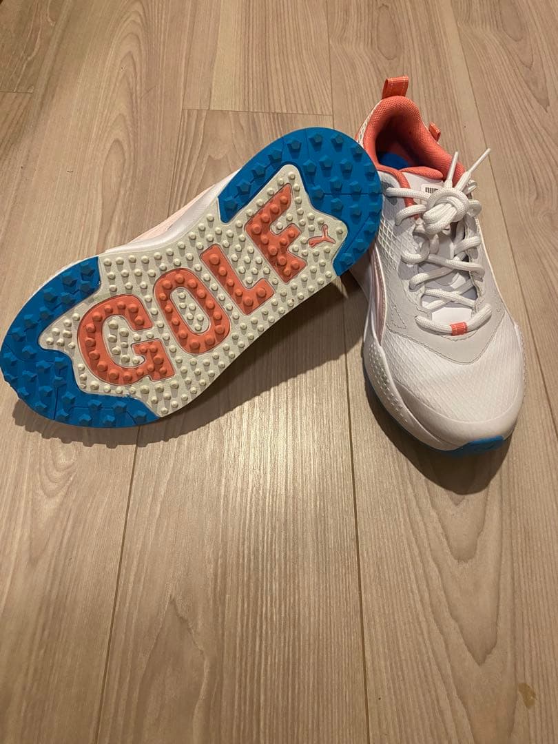 【momocoさま】PUMA♡ゴルフシューズ ホワイト/ピンク/ブルー