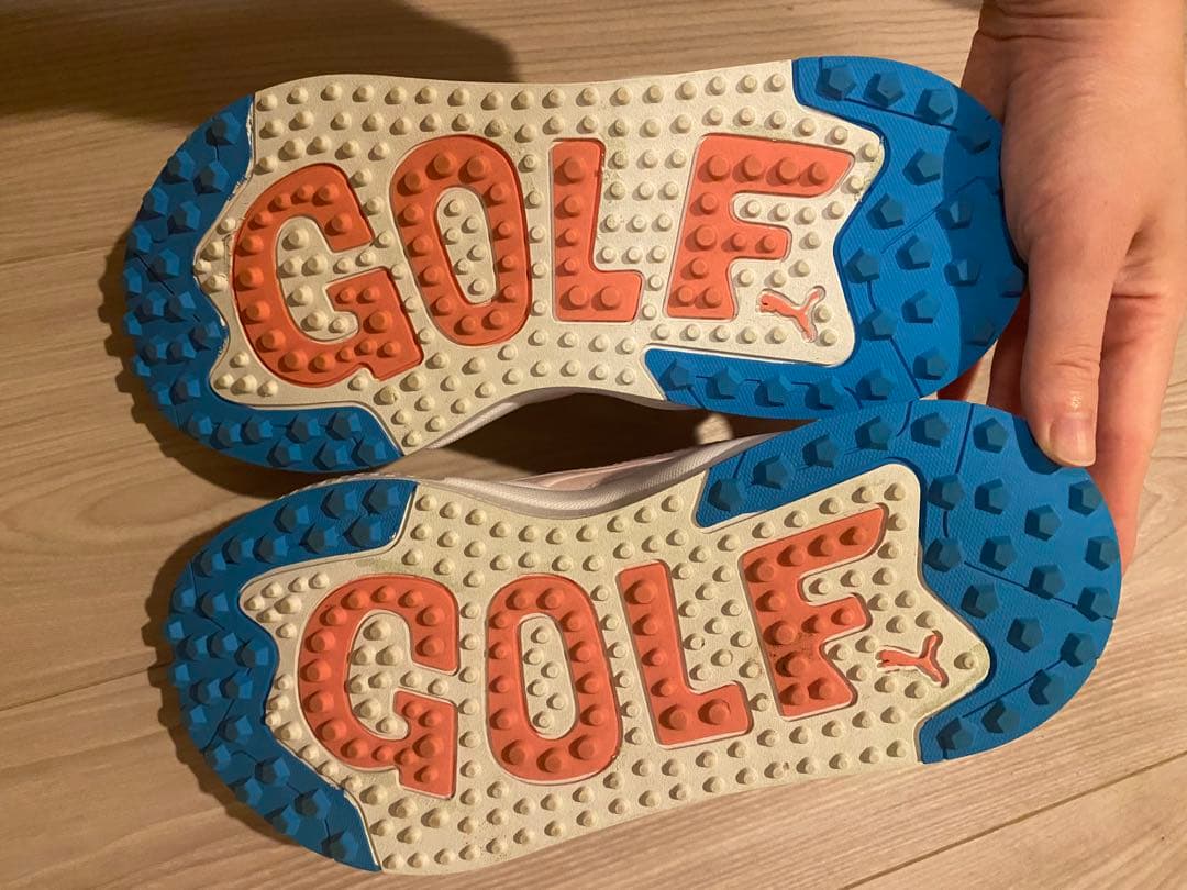 【momocoさま】PUMA♡ゴルフシューズ ホワイト/ピンク/ブルー