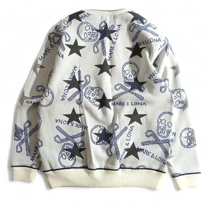 マーク＆ロナ ゴルフ スタースリンガーウィンドストッパー ニット ウェア XL