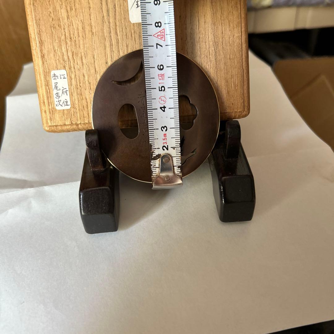 刀鍔火縄銃、千葉で骨董品店やってます、銘あります