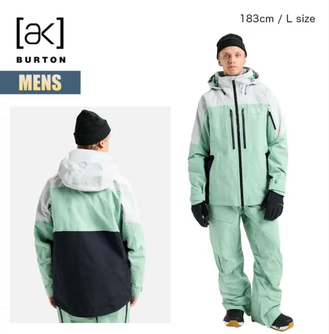 超美品！[ak] Burton バートン　スノーボードウェア 上下セット