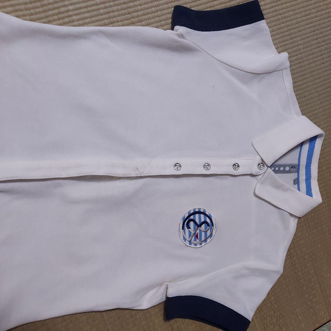 レディース ゴルフ ワンピース ホワイト ネイビー