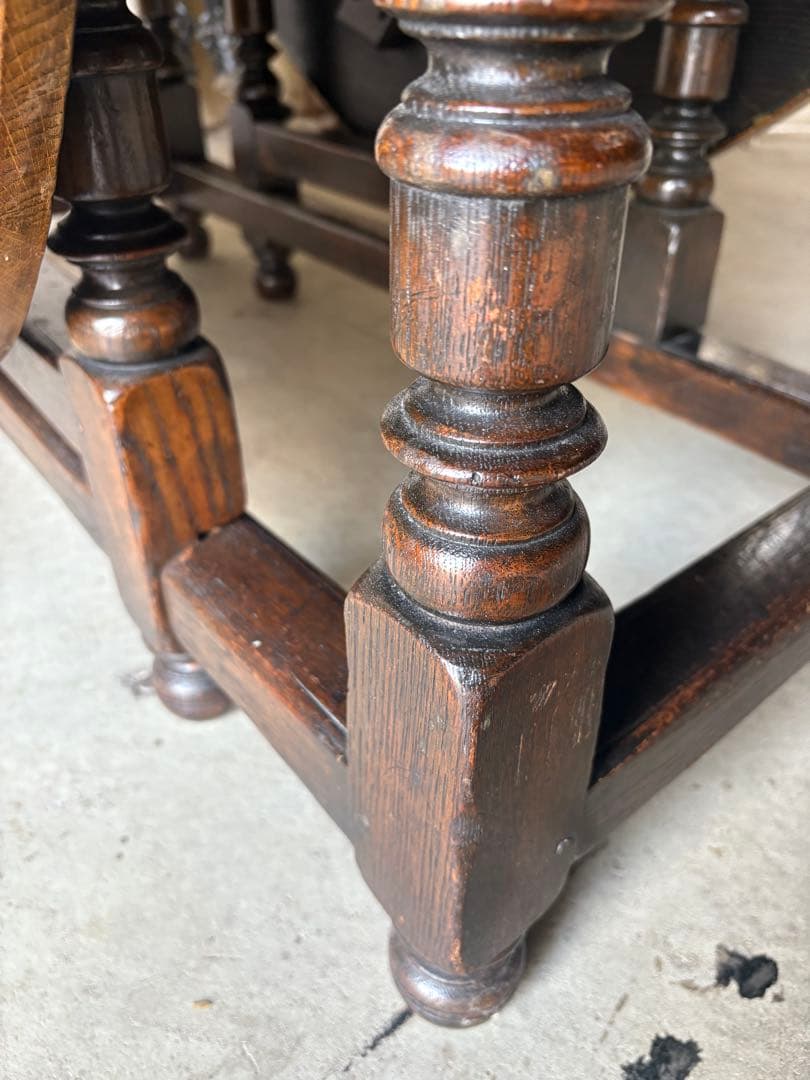 ゲートレッグテーブル/ラージ/オークバタフライテーブル