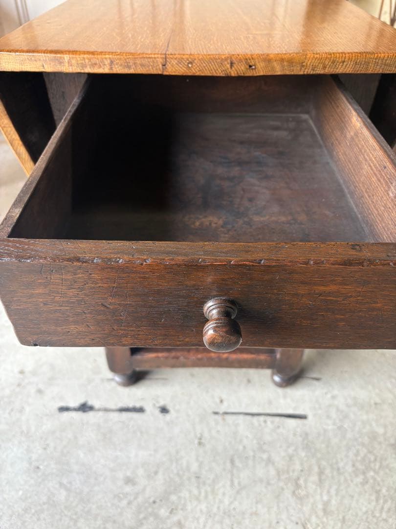 ゲートレッグテーブル/ラージ/オークバタフライテーブル