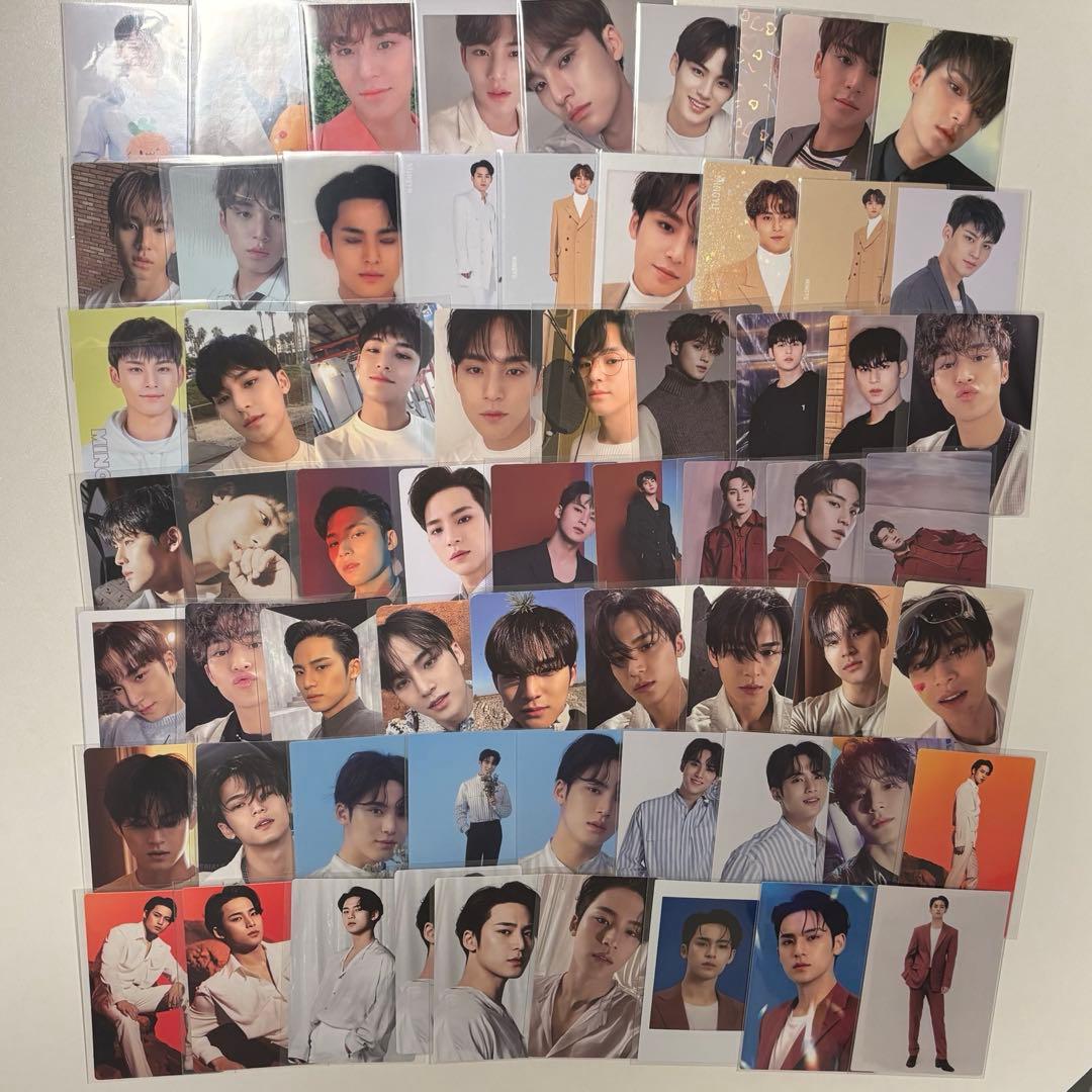 ミンギュ セブチ まとめ売り トレカ 缶バッジ フォトカ ファイル うちわ