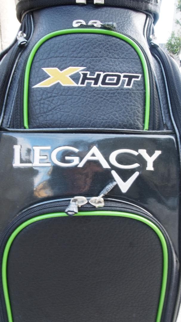 石川遼プロ使用モデル キャロウェイ 合成皮革 3点式 プロモデル キャディバッグ