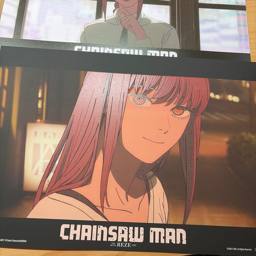 台湾限定　マキマ　夜光/香り レゼ　夜光/香り　特殊加工A3ポスター