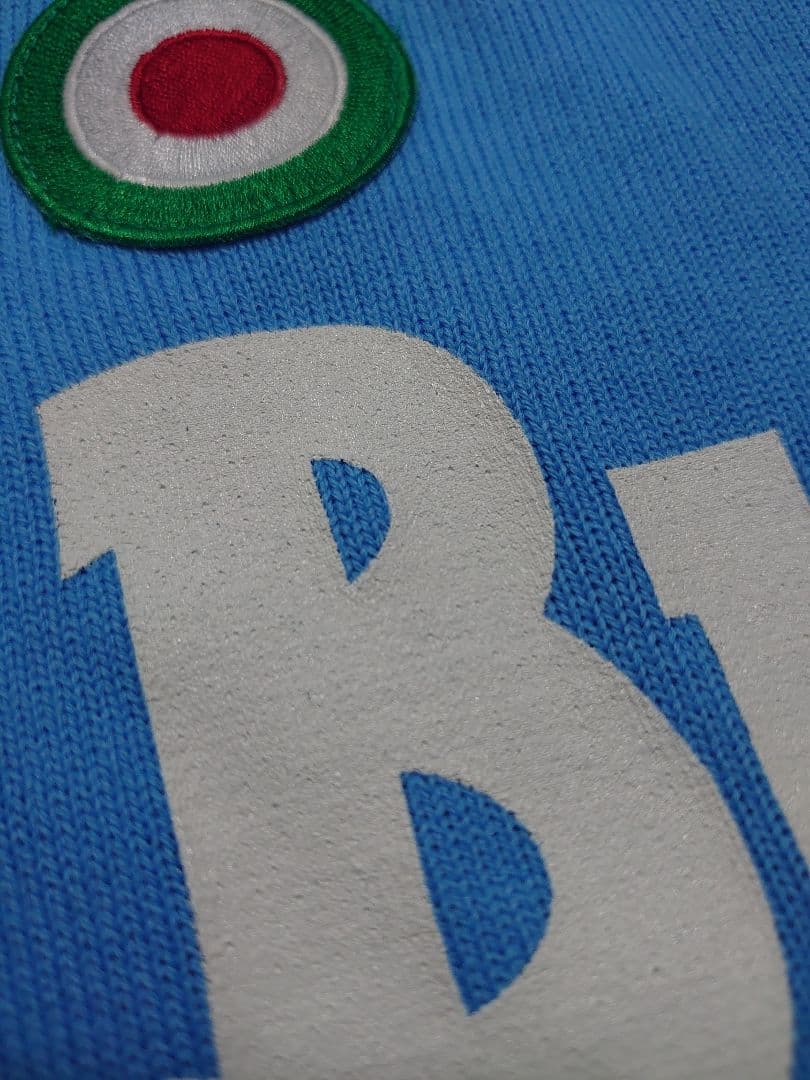 87/88 ナポリ ホーム 半袖 10 マラドーナ 復刻ユニフォーム