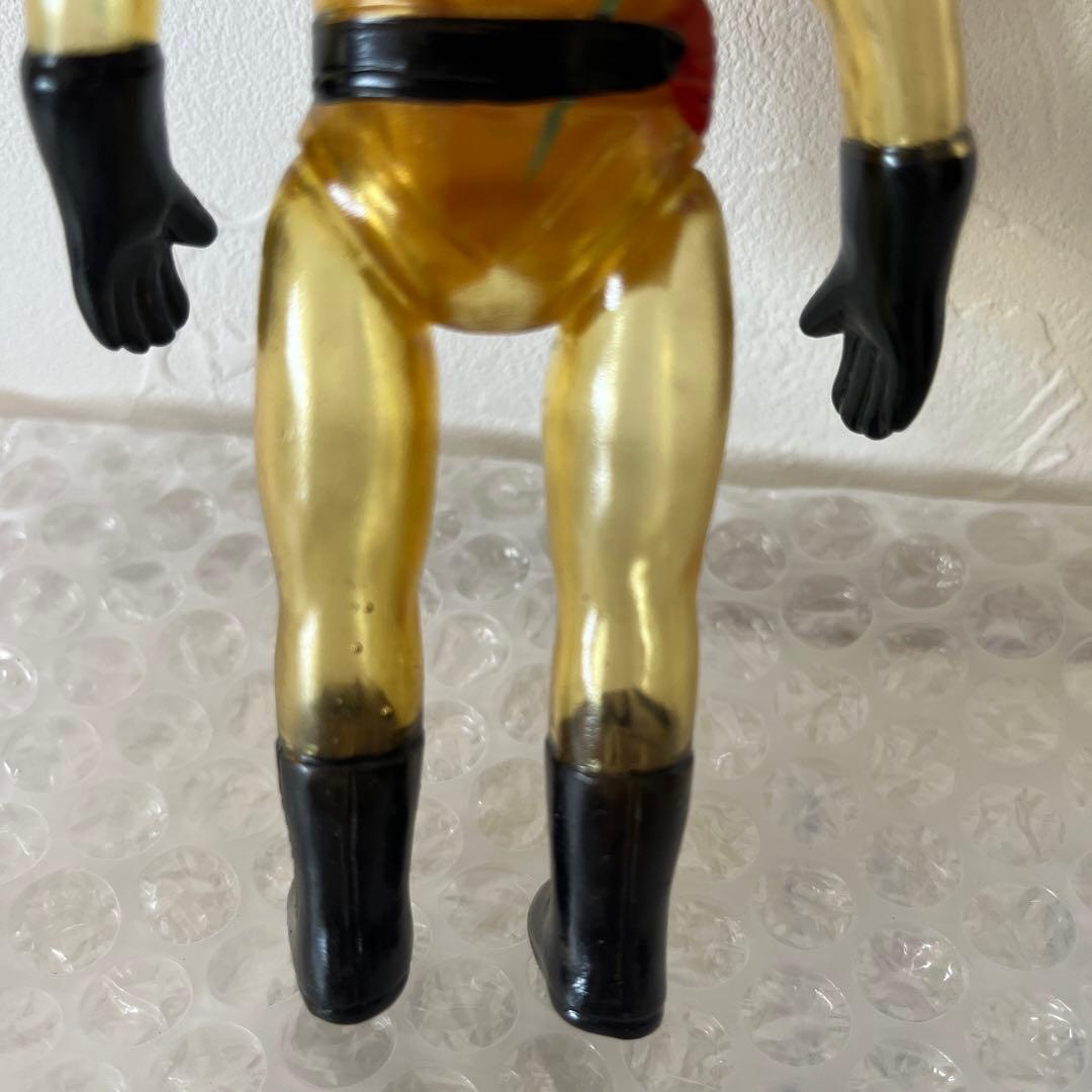 ⚠️激レア　人気　超人バロムワン　スケルトン　ミドルサイズ　ソフビ　当時物　ポピー