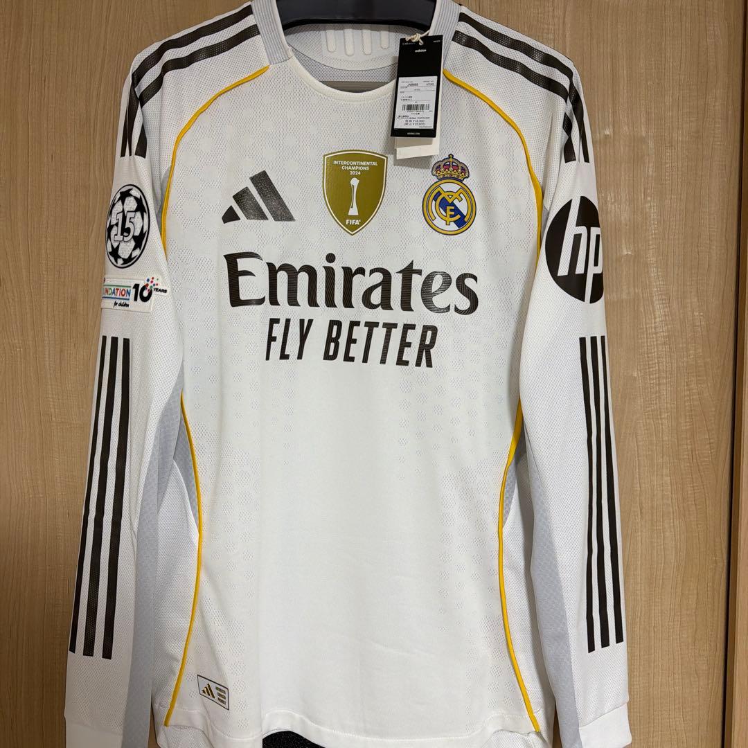 レアルマドリード 25-26 ベリンガム オーセンティック ユニフォーム 長袖