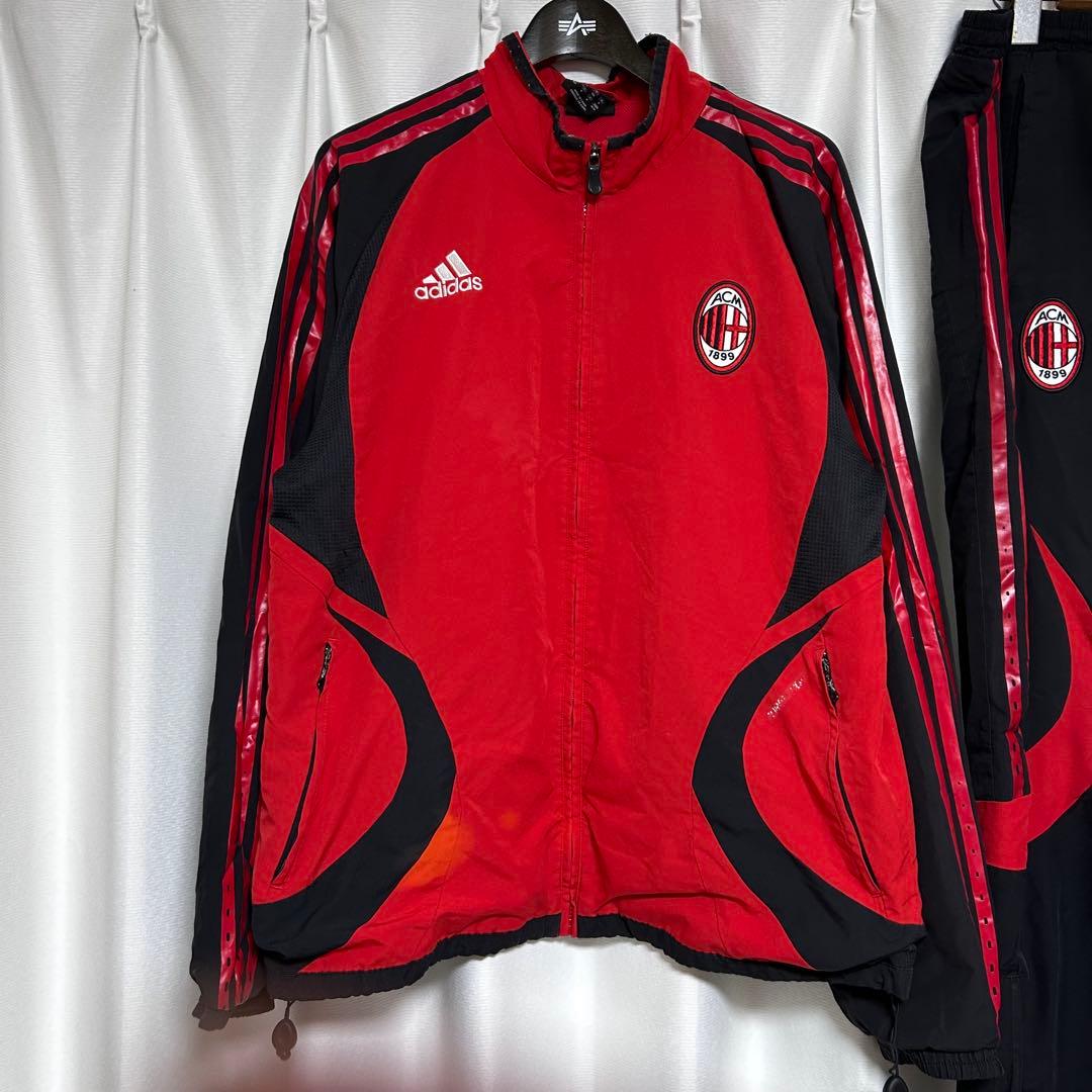 adidas ACミラン トレーニングウェア 上下セット レッド L