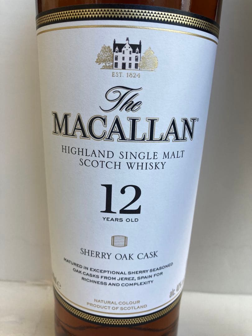 新品未使用　マッカラン12年シェリーオークカスク700ml