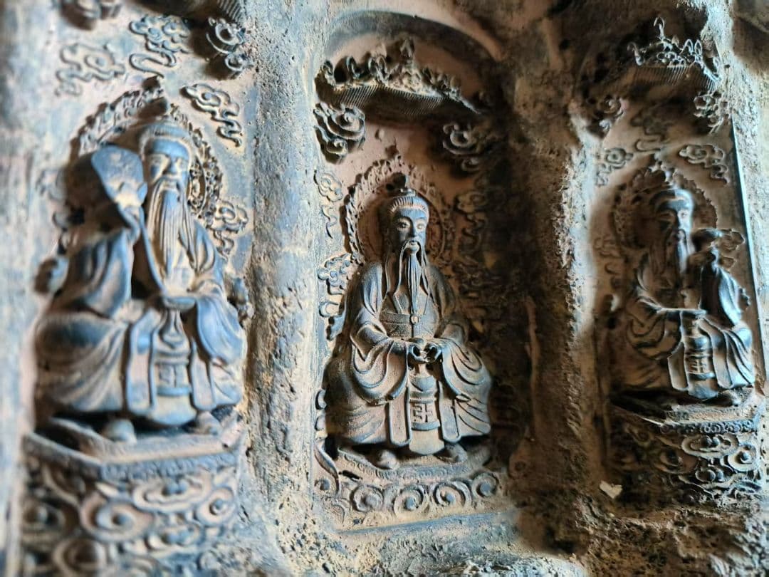 仏像 三清道祖石窟仏像 鎮宅 文房文鎮 平安 玄関 禅意 置物 工芸品 美術品