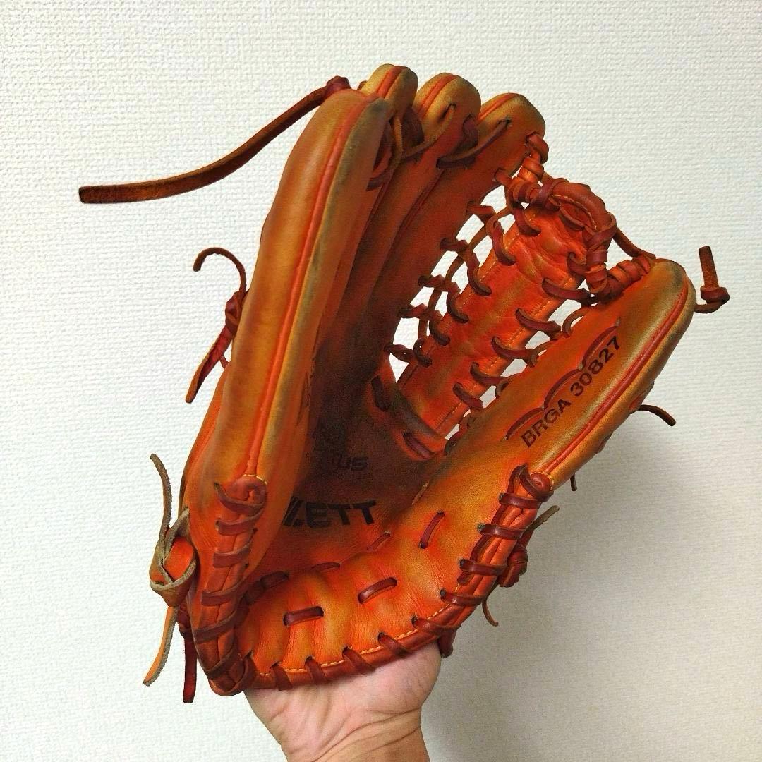 306 ZETT プロステイタス 即戦力 軟式 外野手用グローブ 左投げ