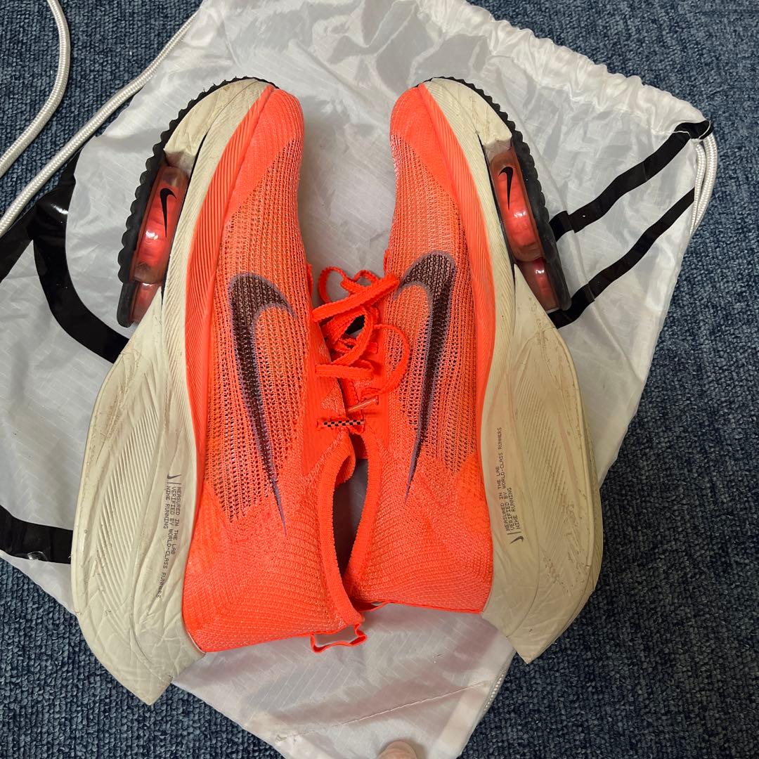 NIKE アルファフライ2 ランニングシューズ オレンジ
