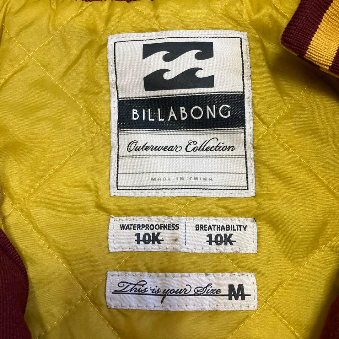 ビラボン billabong スノボジャケット スノーボード Mレディース