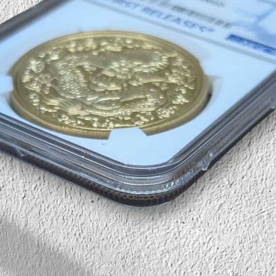 【希少】NGC 最高鑑定 PR70 ULTRA CAMEO  龍 銅