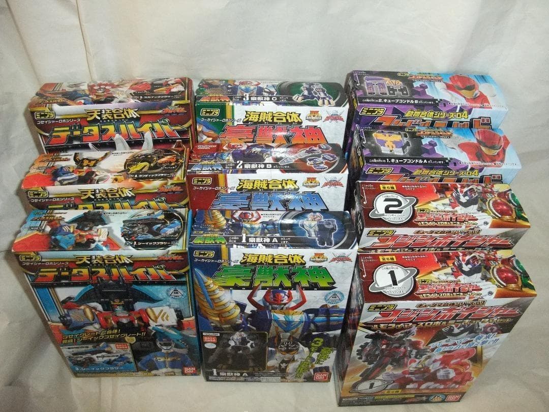 ミニプラ　ゴーカイジャー　ブンブンジャー ドンブラザーズ　セット