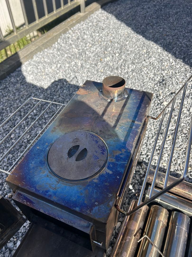 た*ん様 薪ストーブ　SENQI 延長煙突付き