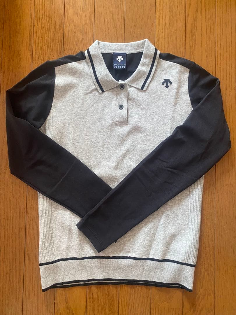 デサント　長袖ポロシャツ