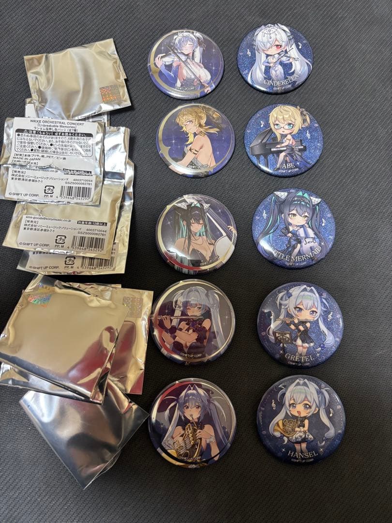 NIKKE ニケオケコン2026 グッズ　缶バッジ　オールドテイルズセット